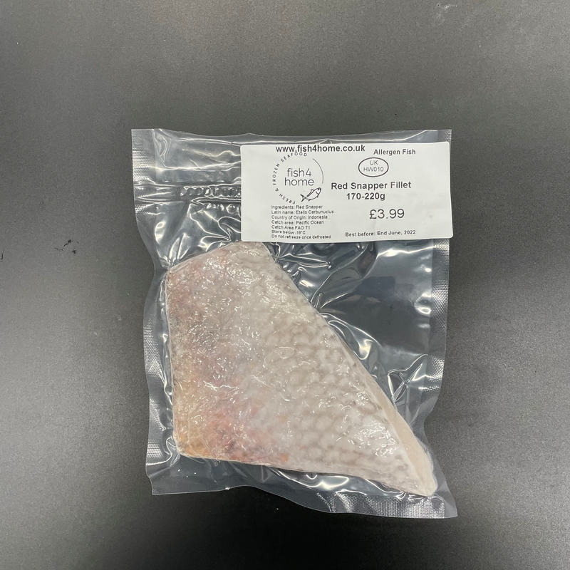 Fz Red Snapper Portions 170/220g 1s
